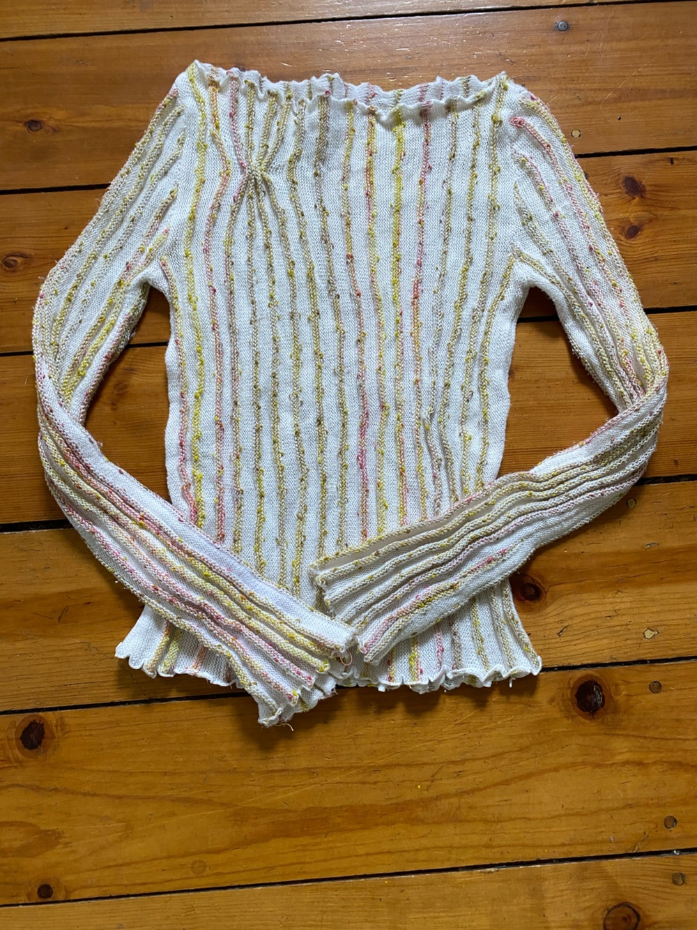 Silence + Noise small boatneck sweater ribbed and stretchy